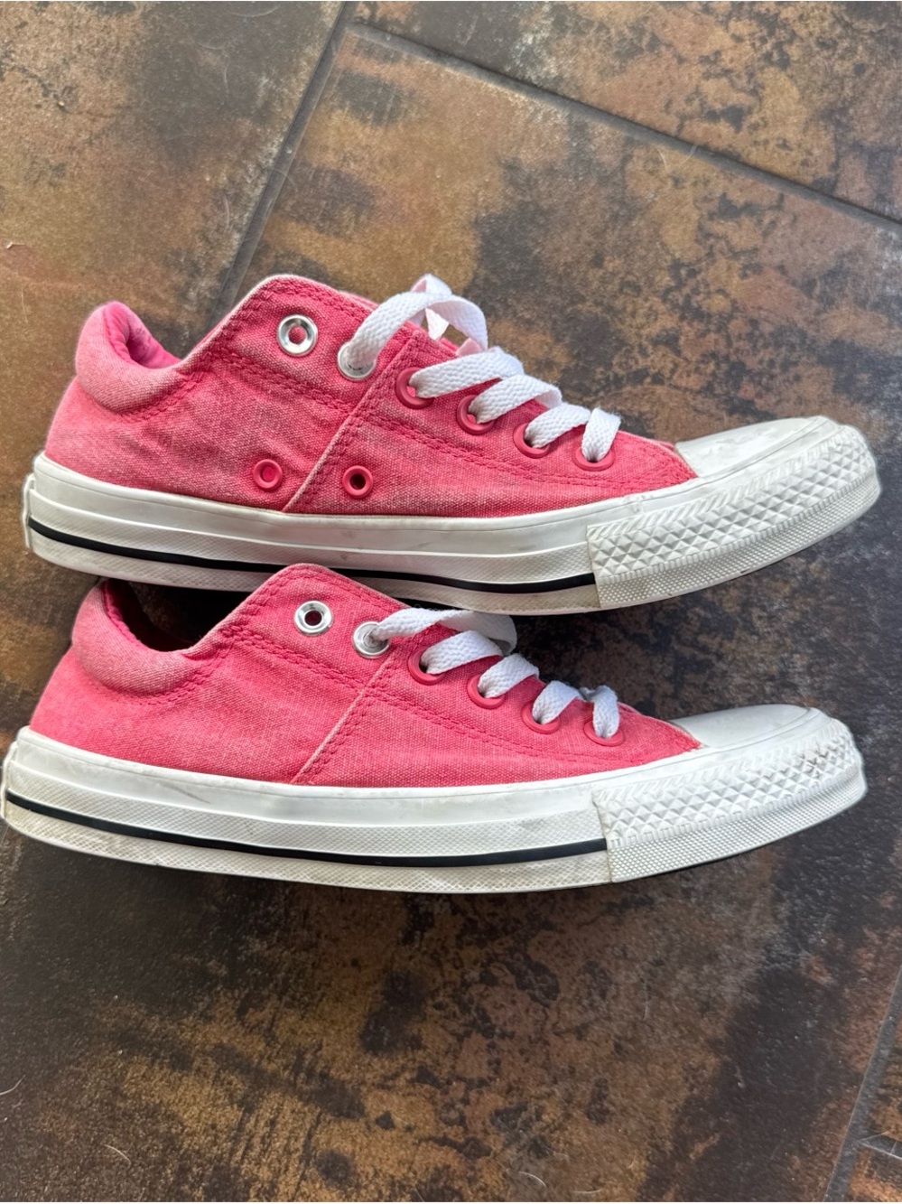 Pink Low-Top C Sneakers